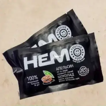 Батончик Апельсин в шоколаді 36 г positive food ТМ Доброїж Батончик Апельсин в шоколаді 36 г positive food ТМ Доброїж