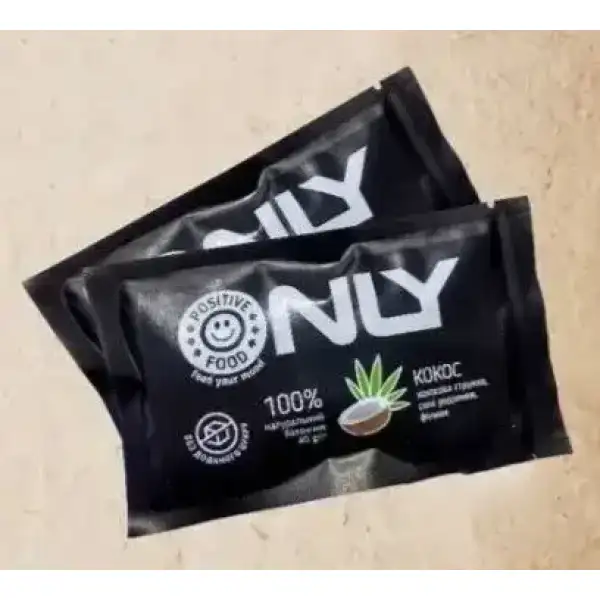 Батончик Кокос 40 г positive food ТМ Доброїж