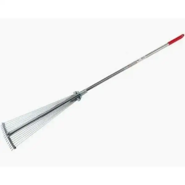 Граблі віялові розсувні з металевою ручкою