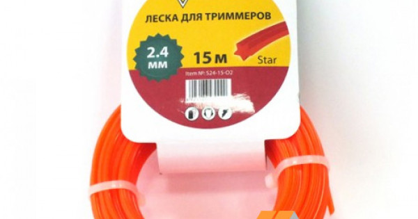 Ліска для мотокоси 2 ліска для коси зірка