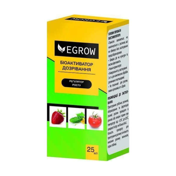 розпродаж Добриво egrow біоактиватор 25 мл ТМ Агрохімпак