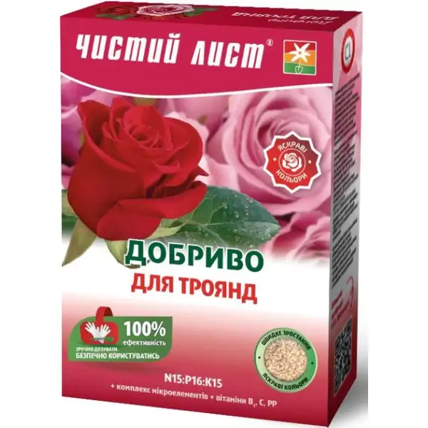Добриво Чистий лист троянда 1,2 кг ТМ Квітофор