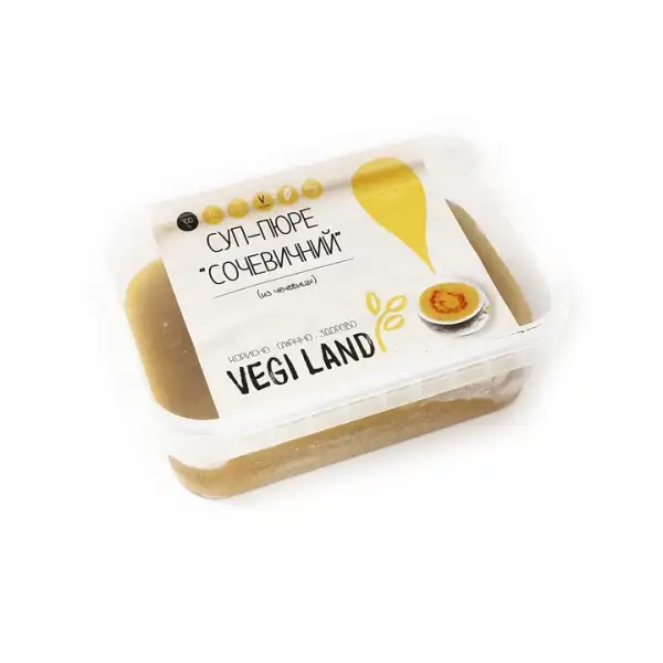 Суп пюре сочевичний 350 г ТМ vegiland