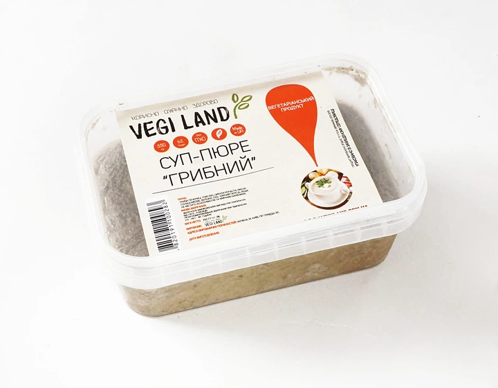Суп пюре грибний 350 г ТМ vegiland Суп пюре грибний 350 г ТМ vegiland