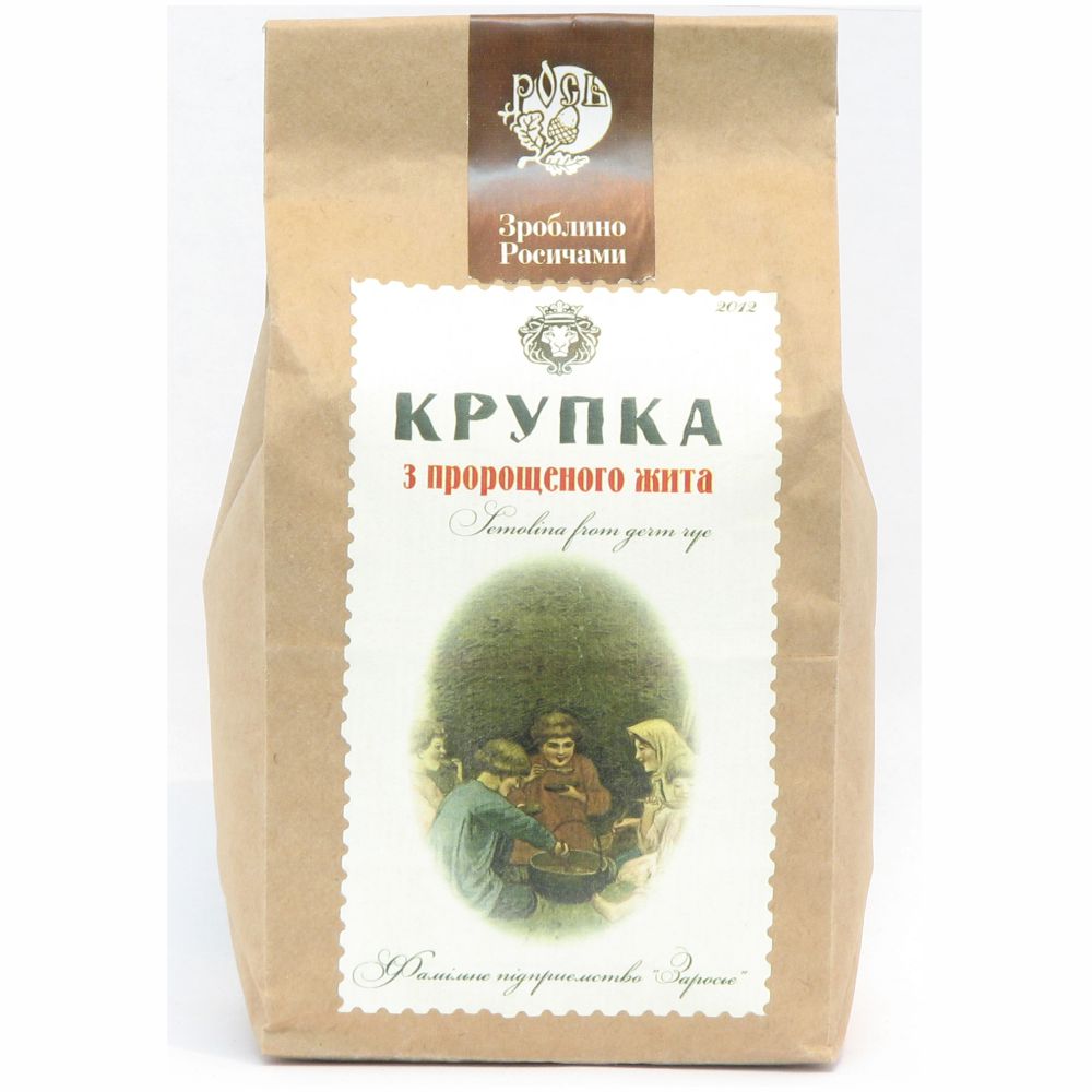 КрупКа з пророщеного жита 500 г ТМ Рось КрупКа з пророщеного жита 500 г ТМ Рось