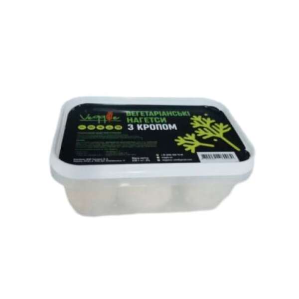 Вегетаріанські нагетси з кропом 230 г ТМ vegiland