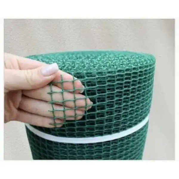 Сітка пластикова 10*10 1 м темно зелена ТМ Клевер