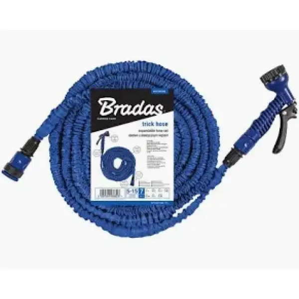 Шланг розтяжний 5 15 м trick hose синій wth515bl ТМ bradas