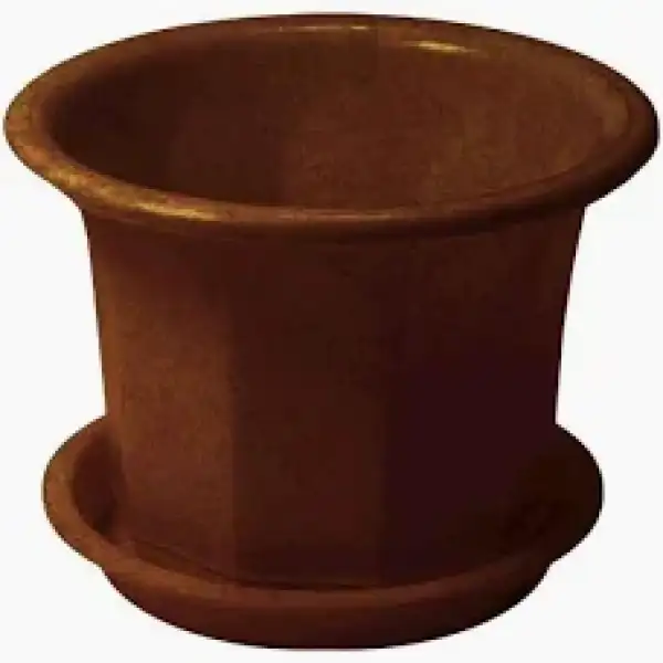 Горщик для квітів Тюльпан з підставкою 0,5 л ТМ Консенсус