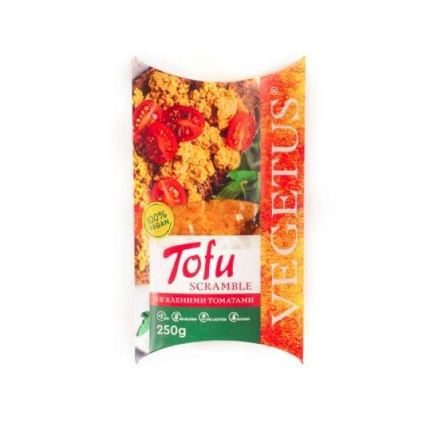Тофу Скрамбл з в'яленими томатами 250 г ТМ vegetus