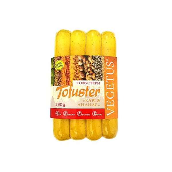 Тофустери Карі і ананас 290 г ТМ vegetus