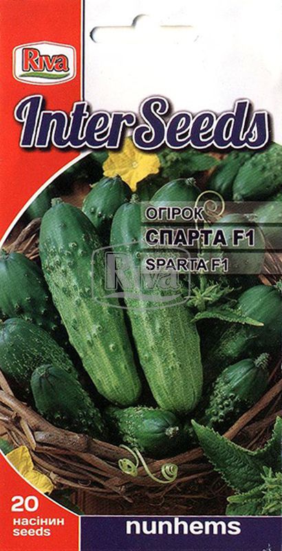 Огірок Спарта f1 10 шт ТМ inter seeds