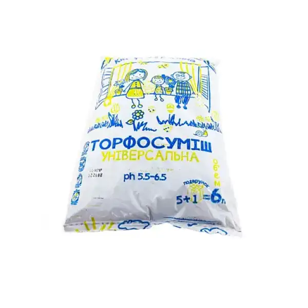 Субстрат універсальний 6 л ТМ Квітуча родина