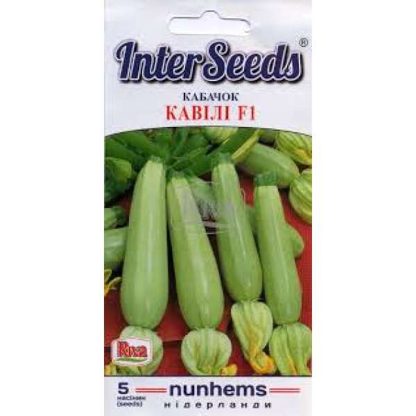 Кабачок Кавілі 5 шт ТМ inter seeds