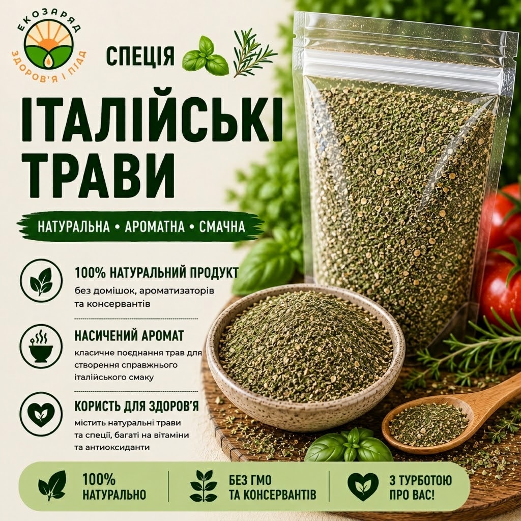 спеція Італійські трави 50 г спеція Італійські трави 50 г
