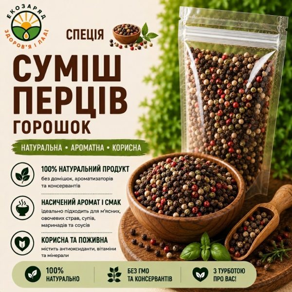 спеція суміш перців горошок 50г