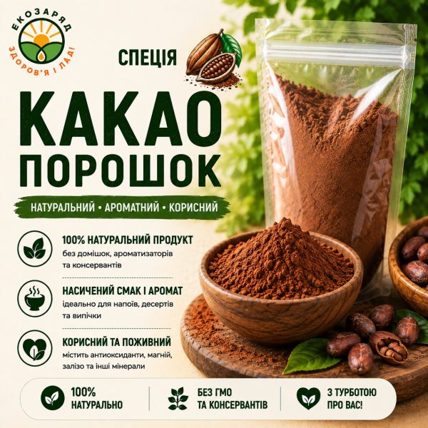 Какао порошок 10 12% 50г